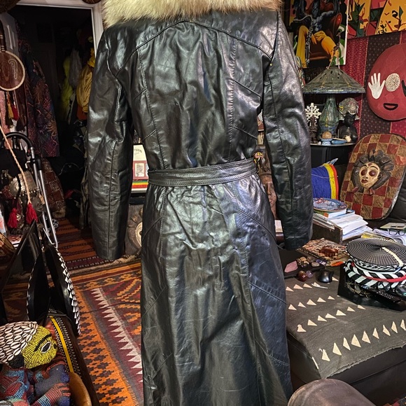 FOXY Vintage Black🖤Leather Jacket, S/M - Picture 2 of 6